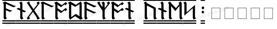 AngloSaxon Runes 2字体转换